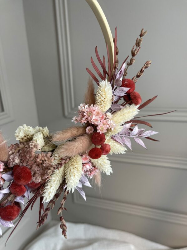 Composition et bouquet en fleurs séchées maison cléome normandie caen