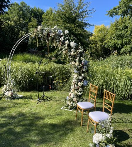 Arche cérémonie mariage maison cléome normandie caen